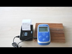 The solid negative ion detector IT-10C is connected to a printer for testing